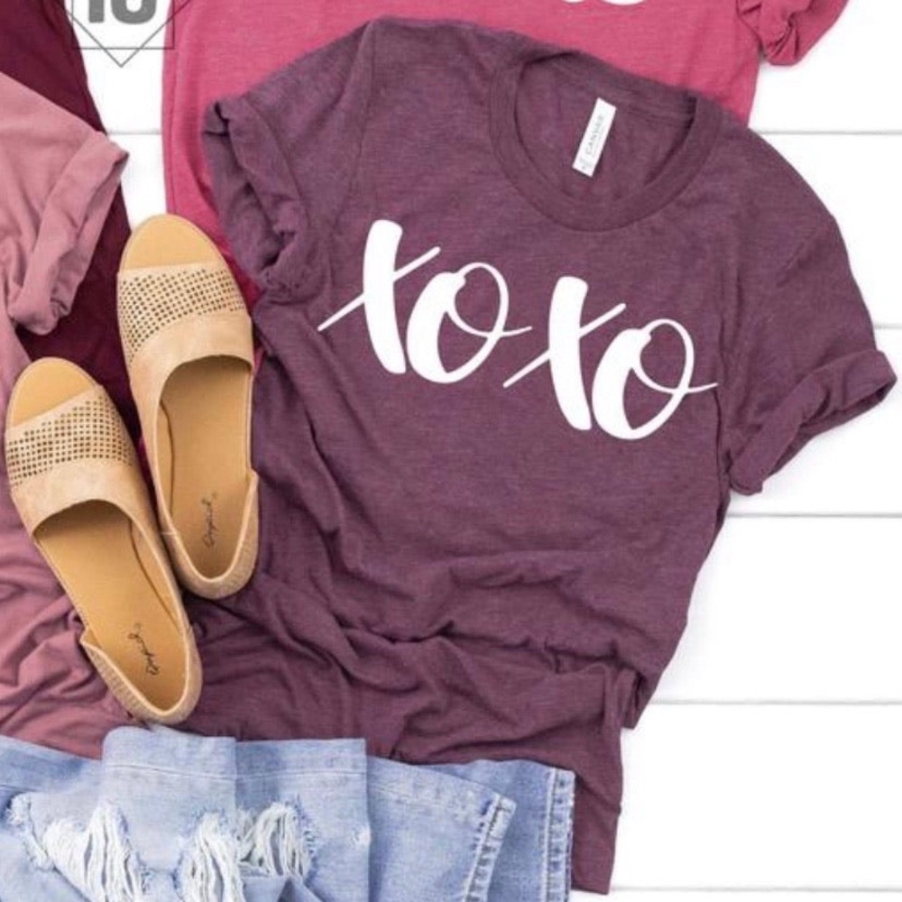 Xoxo valentines shirt nwt